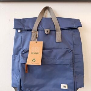 NEW ORI LONDON BAG COMPANY Sustainable Blue Backpack